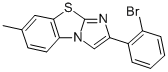 2-(2-BROMOPHENYL)-7-METHYLIMIDAZO[2,1-B]BENZOTHIAZOLE Structural