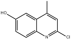 2-CHLORO-4-METHYL-QUINOLIN-6-OL Structural