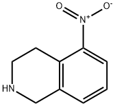 5-NITRO-1,2,3,4-TETRAHYDRO-ISOQUINOLINE HYDROCHLORIDE Structural