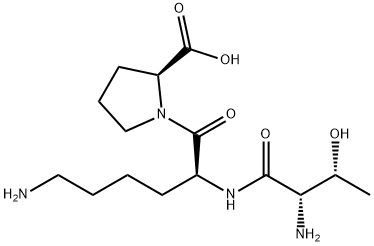 H-THR-LYS-PRO-OH Structural