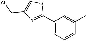 4-(CHLOROMETHYL)-2-(3-METHYLPHENYL)-1,3-THIAZOLE Structural