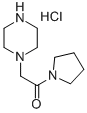 1-(1-PYRROLIDINYLCARBONYLMETHYL)PIPERAZINE HYDROCHLORIDE