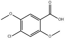 4-chloro-2,5-dimethoxybenzoic acid Structural