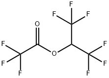 1,1,1,3,3,3-Hexafluoroisopropyl trifluoroacetate Structural