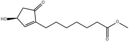 METHYL (S)-(-)-3-HYDROXY-5-OXO-1-CYCLOPENTENE-1-HEPTANOATE Structural