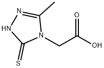 2-(3-METHYL-5-THIOXO-1H-1,2,4-TRIAZOL-4(5H)-YL)ACETIC ACID Structural