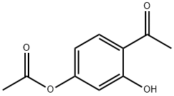 4-ACETYL-3-HYDROXYPHENYL ACETATE Structural