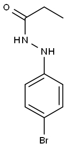 Propionic acid 2-(p-bromophenyl)hydrazide