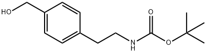 [4-(2-BOC-AMINO-ETHYL)-PHENYL]-METHANOL Structural