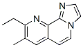 Imidazo[1,2-h][1,7]naphthyridine, 9-ethyl-8-methyl- (9CI) Structural