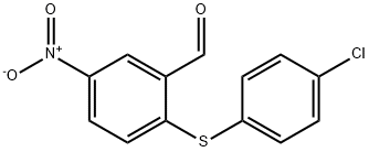 5-NITRO-2-(4-CHLOROPHENYLTHIO)BENZALDEHYDE