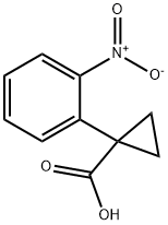 1-(2-NITRO-PHENYL)-CYCLOPROPANECARBOXYLIC ACID Structural