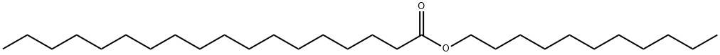 Octadecanoic acid, undecyl ester Structural
