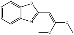 Ketene, (2-benzothiazolyl)-, dimethyl acetal (7CI,8CI) Structural