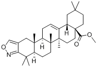 OLEAN-12-ENO[3,2-C]ISOXAZOL-28-OIC ACID METHYL ESTER Structural