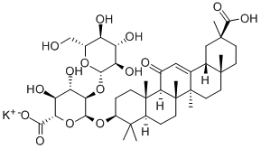 Monopotassium glycyrrhizate Structural