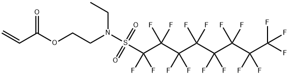 2-(N-Ethylperfluorooctanesulfonamido)ethyl acrylate Structural