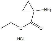 Ethyl 1-aminocyclopropanecarboxylate hydrochloride Structural