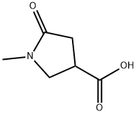 1-METHYL-5-OXO-PYRROLIDINE-3-CARBOXYLIC ACID Structural Picture