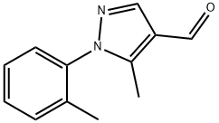 5-METHYL-1-(2-METHYLPHENYL)-1H-PYRAZOLE-4-CARBALDEHYDE Structural