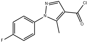 1-(4-FLUOROPHENYL)-5-METHYL-1H-PYRAZOLE-4-CARBONYL CHLORIDE