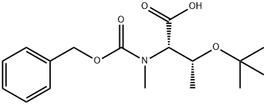 Z-N-ME-THR(TBU)-OH CHA Structural