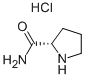 L-Prolinamide hydrochloride Structural