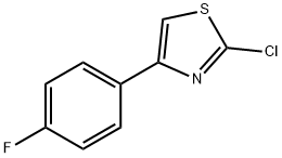 2-CHLORO-4-(4-FLUOROPHENYL)-1,3-THIAZOLE Structural