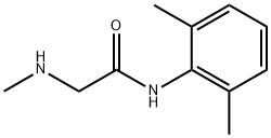 N-(2,6-DIMETHYLPHENYL)-2-(METHYLAMINO)ACETAMIDE HYDROCHLORIDE Structural