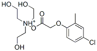 tris(2-hydroxyethyl)ammonium 4-chloro-o-tolyloxyacetate Structural