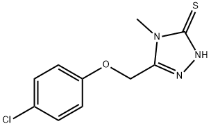 5-[(4-CHLOROPHENOXY)METHYL]-4-METHYL-4H-1,2,4-TRIAZOLE-3-THIOL