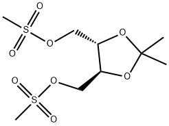 (-)-2,3-O-ISOPROPYLIDENE-L-THREITOL 1,4-DIMETHANE SULFONATE Structural