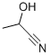 2-HYDROXYPROPIONITRILE Structural