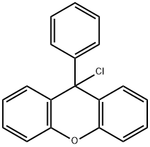 9-CHLORO-9-PHENYLXANTHENE Structural