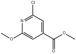 METHYL 2-CHLORO-6-METHOXYPYRIDINE-4-CARBOXYLATE Structural