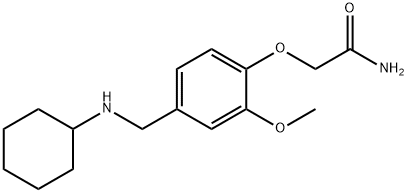 2-(4-CYCLOHEXYLAMINOMETHYL-2-METHOXY-PHENOXY)-ACETAMIDE