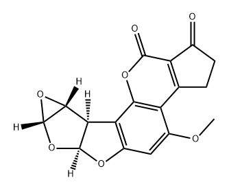 2,3-Epoxyaflatoxin B1 Structural