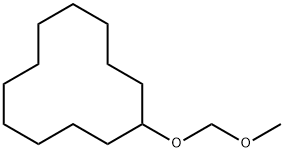 (methoxymethoxy)cyclododecane Structural