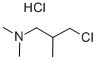 3-Dimethylamino-2-methylpropyl chloride hydrochloride Structural