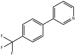 3-(4-TRIFLUOROMETHYL)PHENYLPYRIDINE Structural