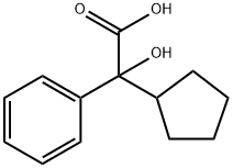 alpha-Cyclopentylmandelic acid Structural Picture