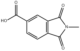 2-METHYL-1,3-DIOXOISOINDOLINE-5-CARBOXYLIC ACID Structural