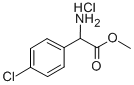 1-(4-CHLOROPHENYL)-2-METHOXY-2-OXO-1-ETHANAMINIUM CHLORIDE Structural