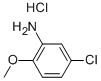 5-CHLORO-2-METHOXYANILINE HYDROCHLORIDE,P-CHLORO-O-AMINOANISOLE HCL