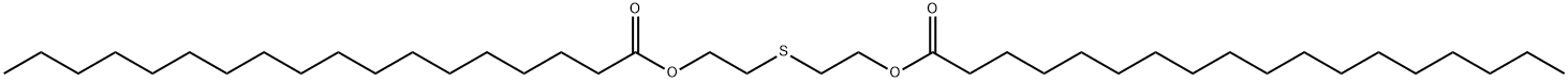 Dioctadecanoic acid thiobis(2,1-ethanediyl) ester Structural