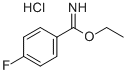 ETHYL 4-FLUOROBENZIMIDATE HYDROCHLORIDE Structural