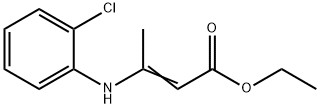 ETHYL (Z)-3-(2-CHLOROPHENYLAMINO)CROTONATE Structural