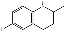 6-Fluoro-1,2,3,4-tetrahydro-2-methylquinoline Structural