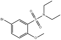 5-BROMO-N,N-DIETHYL-2-METHOXYBENZENESULFONAMIDE Structural