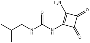 Urea, N-(2-amino-3,4-dioxo-1-cyclobuten-1-yl)-N-(2-methylpropyl)- (9CI) Structural